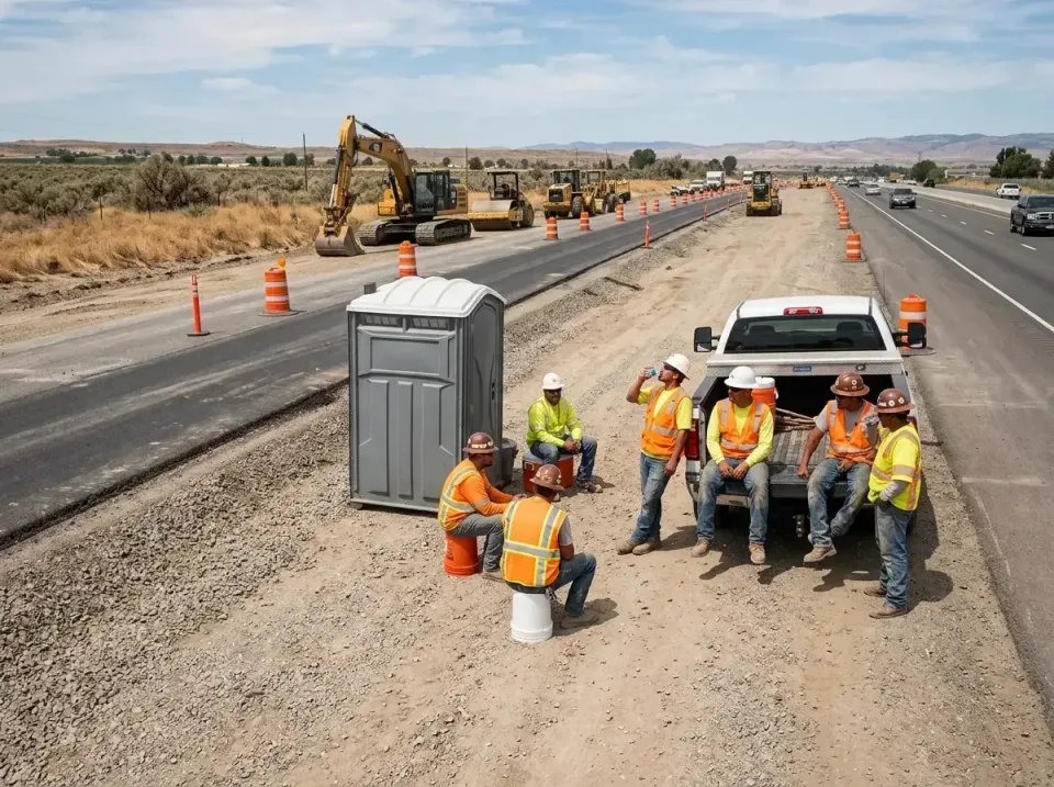 highway-road-construction-crew-007 — frequently asked questions, Porta Potty and Restroom Rentals in Denair, CA